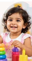 Daycare child playing
